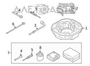 Hyundai Tucson 22-25 jack handle