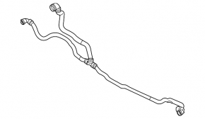 Additional radiator cooling pipe upper BMW 5 G30 18-23 4.4T