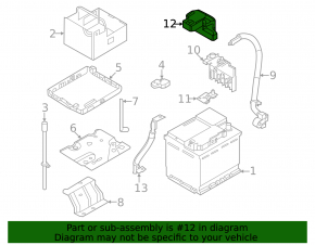 Nissan Ariya 23-25 positive battery terminal cover