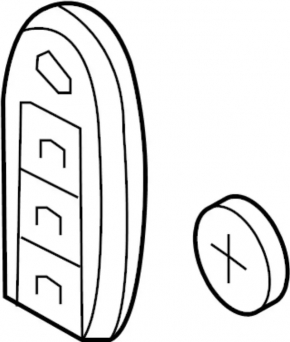 Key Infiniti JX35 QX60 13- 4 buttons