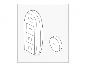 Key Infiniti JX35 QX60 13- 4 buttons