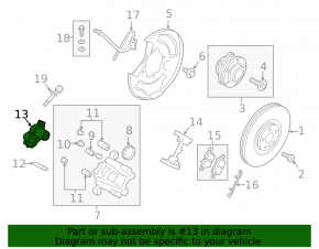 Volvo C40 22-24 Rear Right Brake Caliper Motor