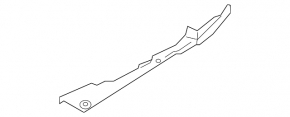 Hood trim rear right Volvo V90 17-22 usa