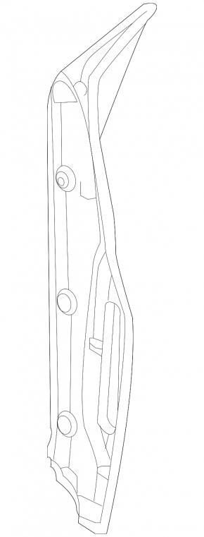 Right door-wing seal for the Audi e-tron GT 22-24