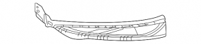 Front bumper air duct, left, Audi Q7 20-24