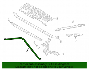 BMW X3 G45 25-26 V-shaped TV strut