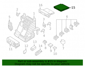 BCM Body Control Module VW Passat 20-22