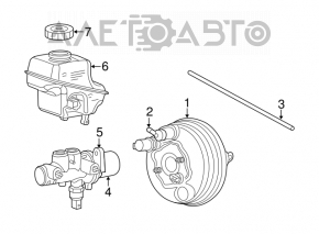 09-14 Dodge Challenger Vacuum Booster