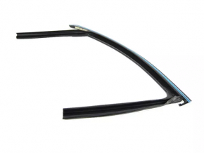 Upper front left door molding for Jeep Cherokee KL 14-22 chrome with glass seal