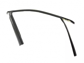 Upper front left door molding for Jeep Cherokee KL 14-22 chrome with glass seal
