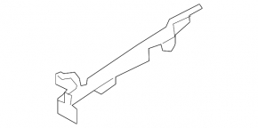 Right hood-wing seal for Audi Q3 83A 19-25