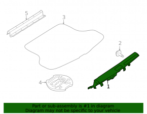 Nissan Sentra 20-24 Trunk Door Trim