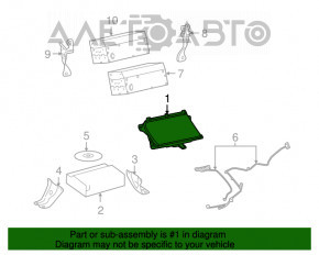Monitor, display, navigation Lexus RX350 10-12 prerest, scratches