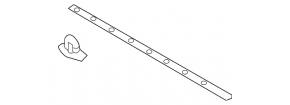 Hood Seal Hyundai Santa FE Sport 13-18
