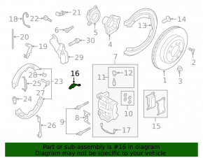 ABS sensor wire rear left Porsche Panamera 10-16