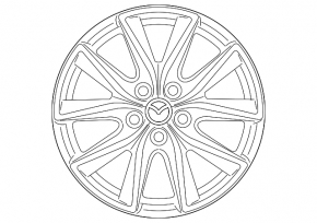 Mazda CX-50 23-25 R20 wheel rim
