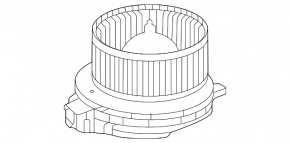 Motor heater fan Mercedes W167 GLE 350 450 20-23