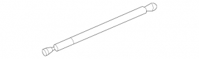 Bonnet shock absorber left Mercedes W167 GLE 350 450 20-23