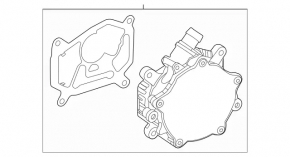 Mercedes GLC 20-22 vacuum pump