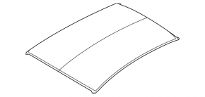 Roof metal Ford Fiesta 11-19 5d without sunroof
