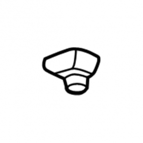 Ford Escape MK3 Driver's Sun Visor Hook 13-19 Gray