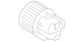 Land Rover Range Rover Evoque 12-18 heater fan motor