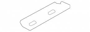 Lower battery mount for the Porsche Cayenne 19-26