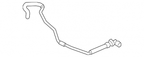 Cooling pipe return tank-cylinder head Audi A4 B9 17-20