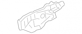 Rear right door handle mechanism Chevrolet Bolt 17-