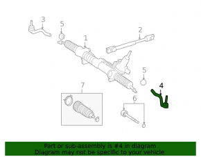Left steering tip for Mercedes X164 GL W164 ML