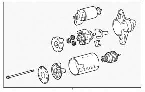 Starter Lexus UX200 19 - chip broken