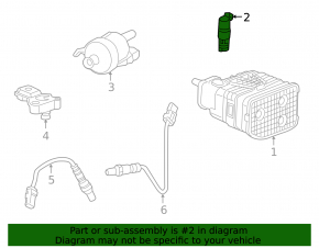 Cadillac CT4 25-26 Fuel Evaporative Purge Valve