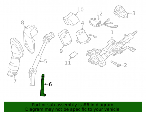 Lower steering joint Lexus NX 15-21