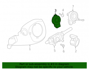 Steering angle sensor Nissan Kicks 21-24