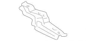 Front left step sill bracket for Lexus LX 00-07