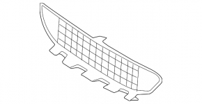 BMW 4 Series F32/33/36 14-20 front bumper lower grille with radar, M Pack