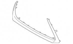 Lower grille molding for Lexus CT200h 14-17