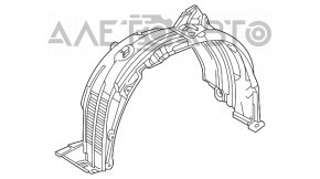 Front left fender liner Toyota Highlander 20-