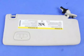 Left visor Chrysler 200 15-15 gray with backlight and hook