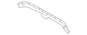 Central bonnet seal Audi A4 B9 17 - broken mount