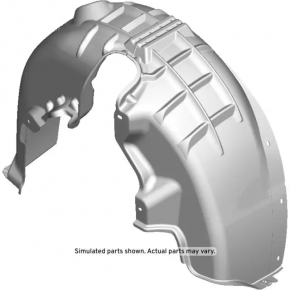 Rear right fender liner Chevrolet Bolt 17-