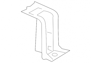 Left front bumper mount for Mazda CX-3 16-21