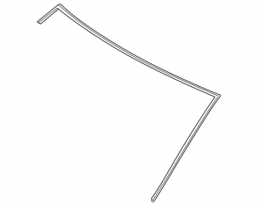 Upper windshield molding Mazda 6 18-21