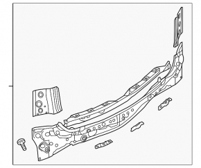 Rear panel Mazda CX-5 15-16 set 3 parts