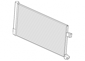 Air conditioner radiator condenser Jaguar F-Pace X761 17-