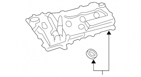 Valve cover Lexus IS250 06-13 right