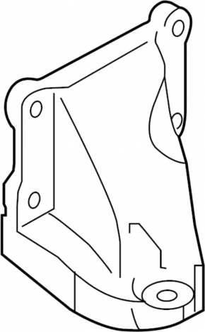 Engine mount bracket right Infiniti Q50 14-18 RWD 3.7, 3.5