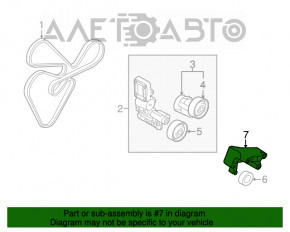 Generator bracket Kia Optima 11-15