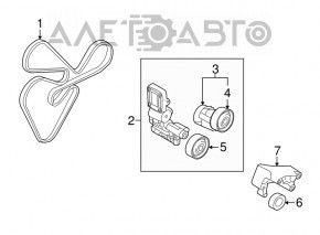 Generator bracket Kia Optima 11-15