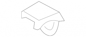 Rear muffler bracket left Volvo XC60 18-23